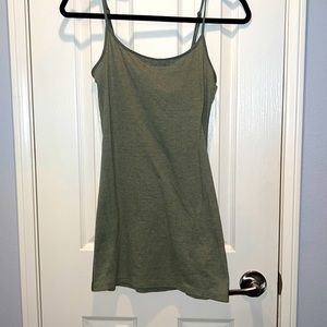 Light green tank dress